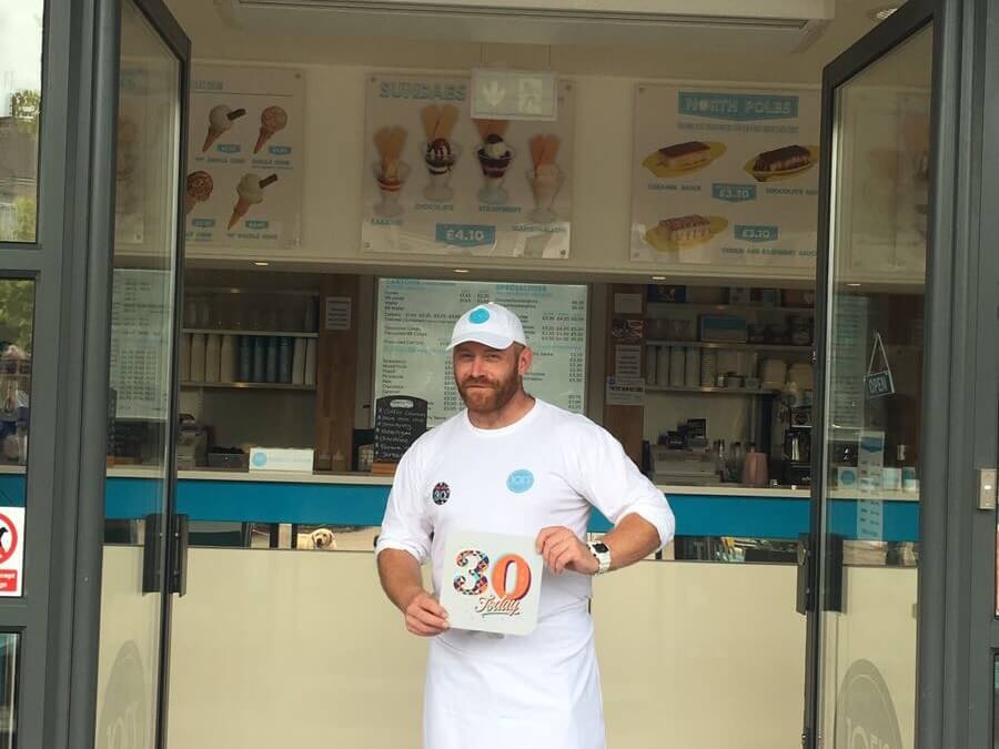 Meet the Staff – Stephen Peters, celebrated this year, his 30 year anniversary working at Joe’s Ice Cream!